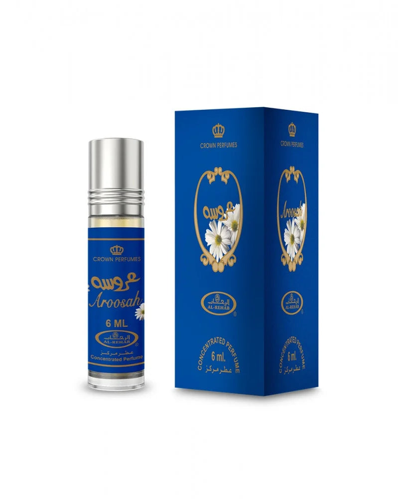 Crown Perfumes bottle and packaging on a white background