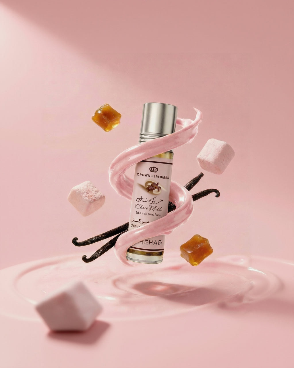 Choco Musk Marshmallow Perfume Oil – 6ml Unisex Gourmand Arabian Fragrance
