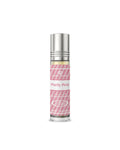 Small bottle labeled 'Pretty Pink' on a white background